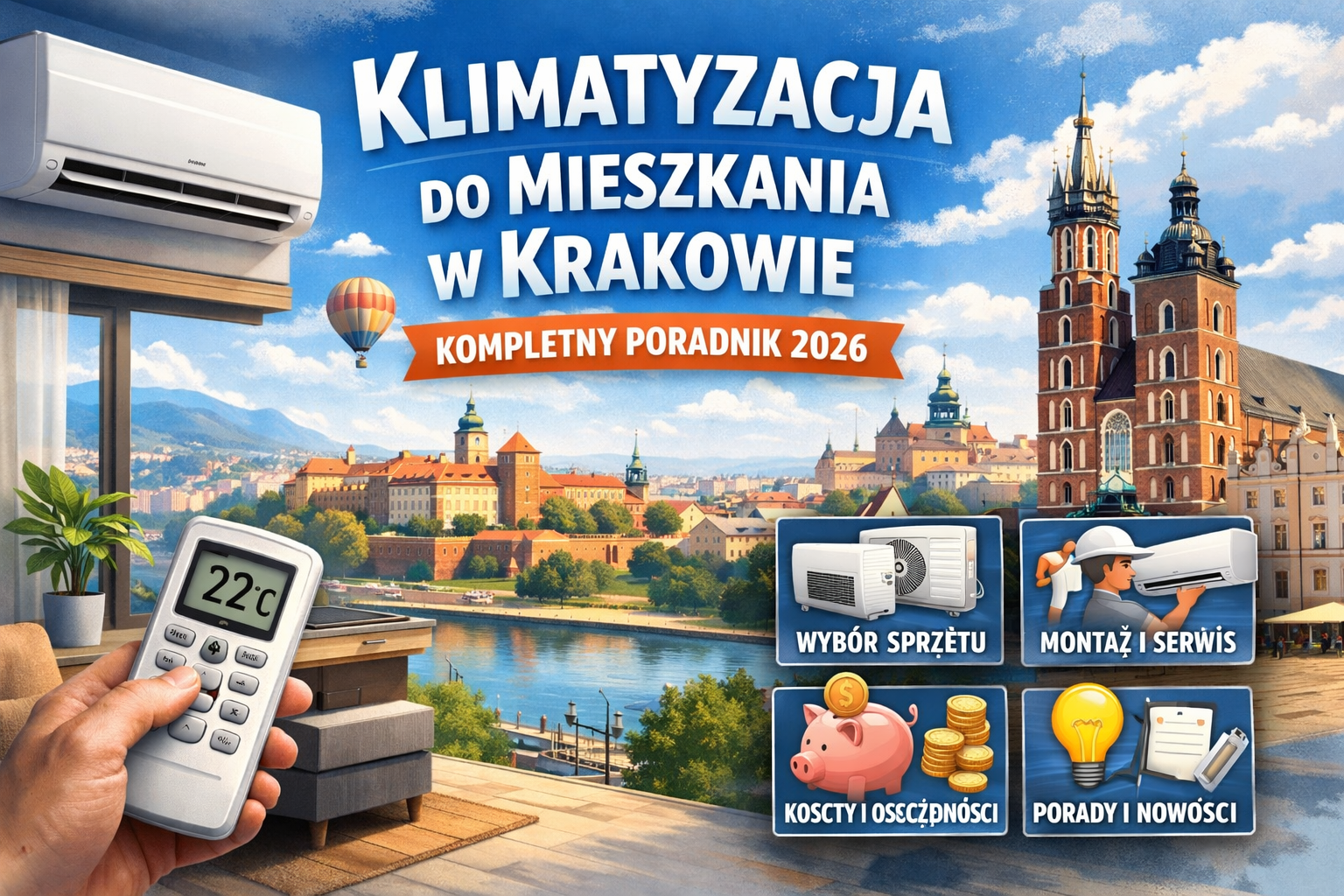 Klimatyzacja do mieszkania w Krakowie - kompletny poradnik 2026